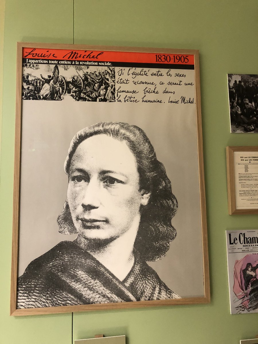 Clineveron1's tweet photo. Découverte de l’exposition « Les femmes sont dans la rue ! » du Musée des féminismes 
Formidable rappel des luttes féministes qui nous conforte et nous enrichis pour continuer le combat pour l’égalité, et contre toutes formes de discriminations. https://t.co/mWMQH7qzKV