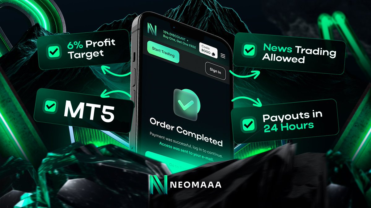 $HAGGY 🥷 (@shaggy_fx) on Twitter photo - 6% Profit Target
- Meta Trader 5
- News Trading
- 24 Hour Payouts
- No payout denials
- No consistency rules
Use code (SHAGGY) and get 30% Discount.
<a href="/neomaaafunds/">NeomAAA Funds | Prop Trading Firm</a> - 6% Profit Target
- Meta Trader 5
- News Trading
- 24 Hour Payouts
- No payout denials
- No consistency rules
Use code (SHAGGY) and get 30% Discount.
<a href="/neomaaafunds/">NeomAAA Funds | Prop Trading Firm</a>
