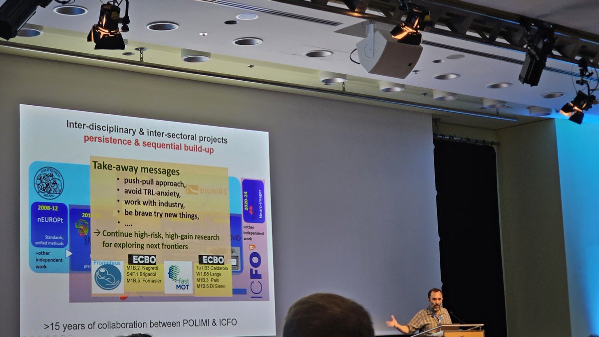 Hot Topics Biomedical Optics #ECBO2025 Presentation Turgut Durduran <a href="/ICFOnians/">ICFO</a> <a href="/ulugeyik/">Turgut Durduran</a> introducing the role of Optics to Clinical Application New Technologies check out fastmot.eu
