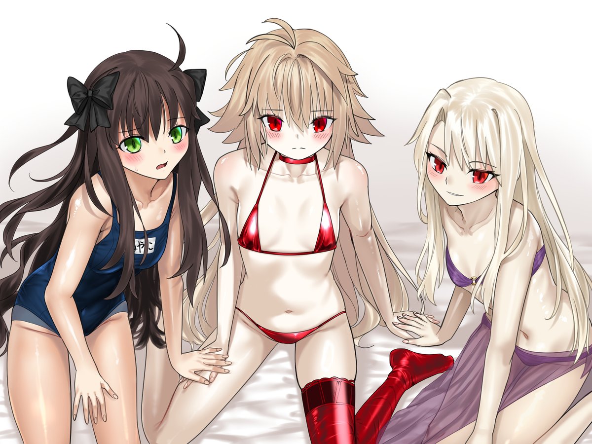 暑い夏を涼む為の水着差分