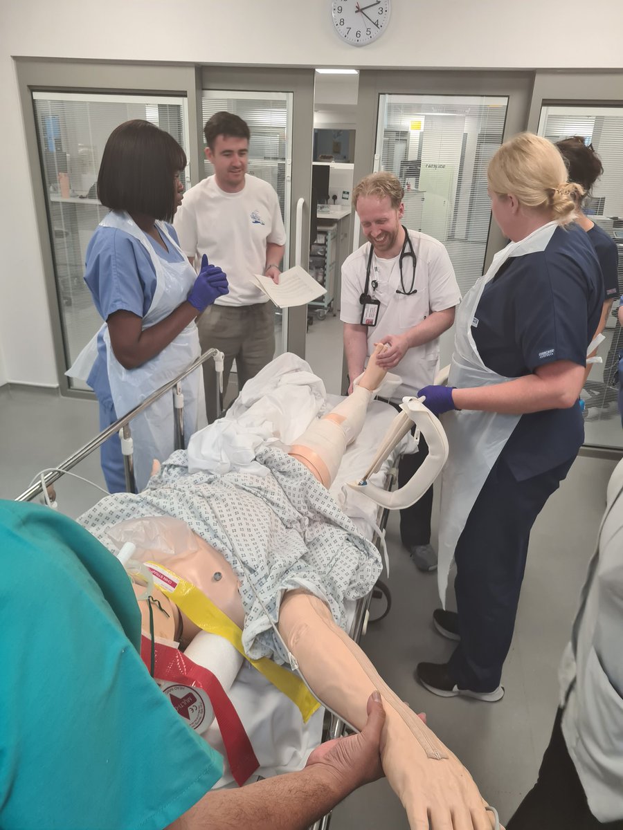 NCA Simulation & Clinical Skills Team (@nca_simandcs) on Twitter photo Fridays EVIS sim in ERA at Salford Royal. Our SimMan had fallen off his motorbike and broke his femur😬 #nca <a href="/NCAlliance_NHS/">Northern Care Alliance NHS Foundation Trust (NCA)</a> Fridays EVIS sim in ERA at Salford Royal. Our SimMan had fallen off his motorbike and broke his femur😬 #nca <a href="/NCAlliance_NHS/">Northern Care Alliance NHS Foundation Trust (NCA)</a>