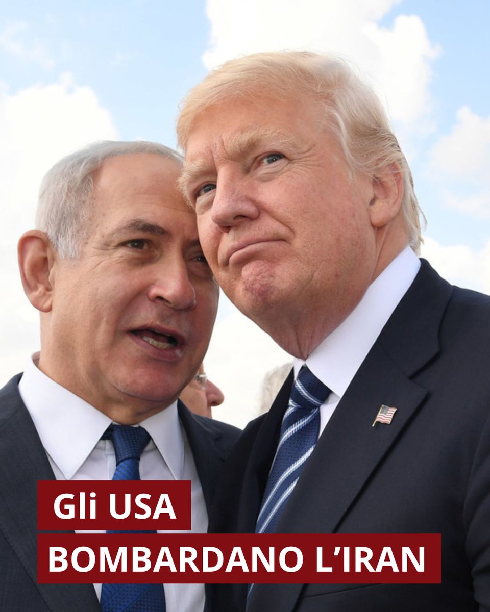 vocedellelotte's tweet photo. Gli #USA hanno bombardato tre impianti nucleari iraniani, unendosi così all'offensiva iniziata una settimana fa da #Israele. Si tratta di un salto in avanti nell'ingerenza imperialista nella regione. 

https://t.co/WCxbP9oXUY 

#iran #trump #guerra #medioriente #nucleare https://t.co/pc96jBch0R