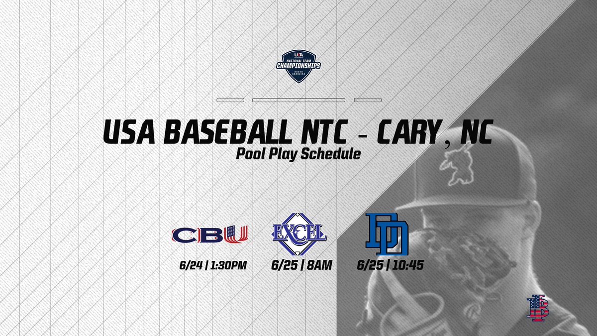 USA Baseball NTC Pool Play Schedule! 🤘