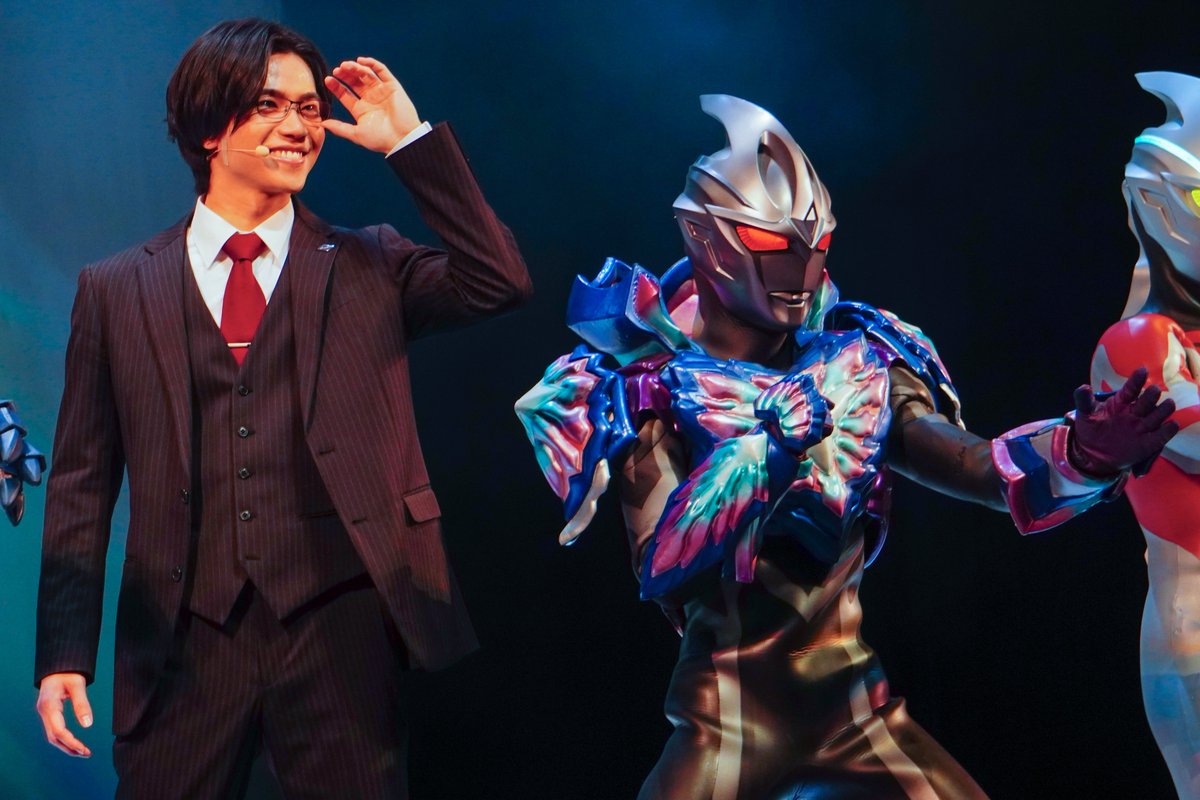 ImInRomance's tweet photo. 2025.02.01 サンシティ越谷市民ホール
NEW GENERATION THE LIVE ウルトラマンアーク 編〜さいきょうのヒーロー〜

#ギルアーク ギャラクシーアーマーを初めて撮れた…！
石堂シュウ役 #金田昇 さんも前方から撮れたので見てほしいー https://t.co/IfPv8QY5QB
