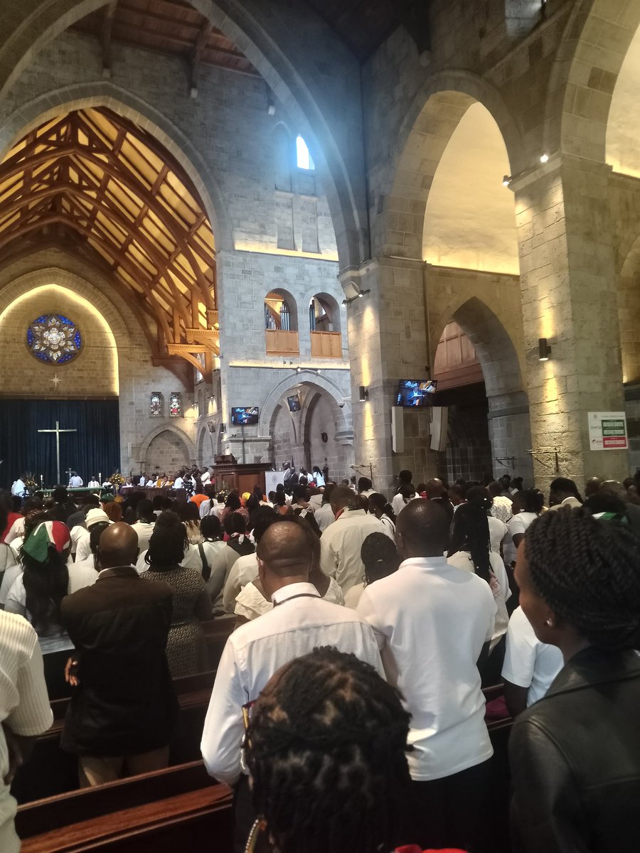 The liberation journey now has blessings from the almighty.
We are meant to change this continent but it starts from home 🇰🇪. 
God bless Kenya. God bless Africa.
