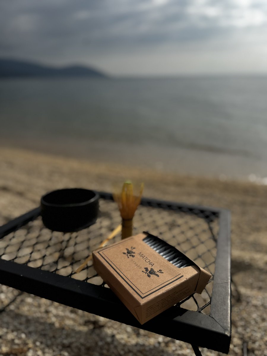 MarikoCyrus9's tweet photo. 学生時代に茶道を少々嗜んでおりまして
#ソロキャンプ 
#加工女子キャンパー 
#茶道 https://t.co/pIlyED6pOS