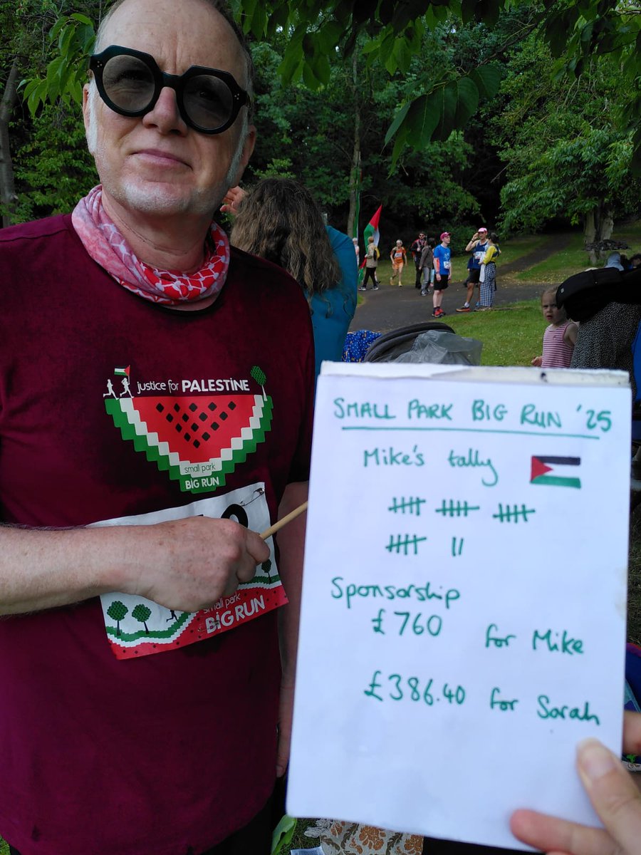 Thanks to all our sponsors for <a href="/smallparkBIGRUN/">small park BIG RUN</a> 2025 for the Sheffield Palestinian women's scholarship fund. #freePalestine