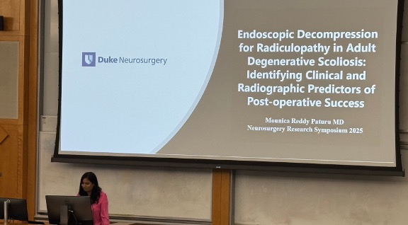 abdelbarrspine's tweet image. Amazing research @Dukeneurosurg at Research Symposium.Celebrating the graduation of chief residents, Dr. @JihadAbdelgadir,Alex Suarez, Daniel Sextion.It was also nice to receive the Resident Research Mentoring Award.