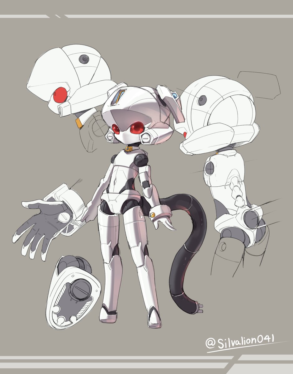 silvalion041's tweet photo. #無言でメカ・サイボーグ・ロボットのイラストを貼る見た人も貼る https://t.co/QVxgeXExN0