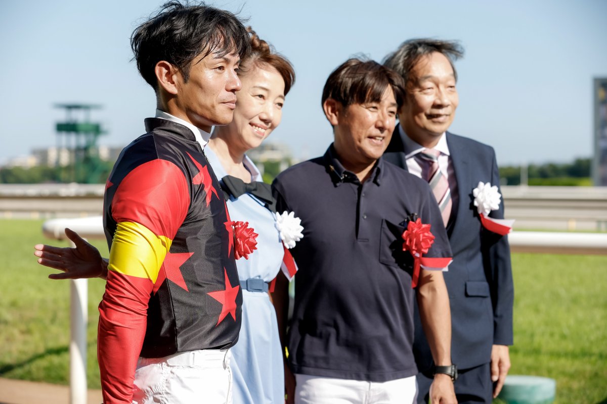 サウンドビバーチェ 実使用ゼッケン ターコイズS（G3）浜中俊騎乗