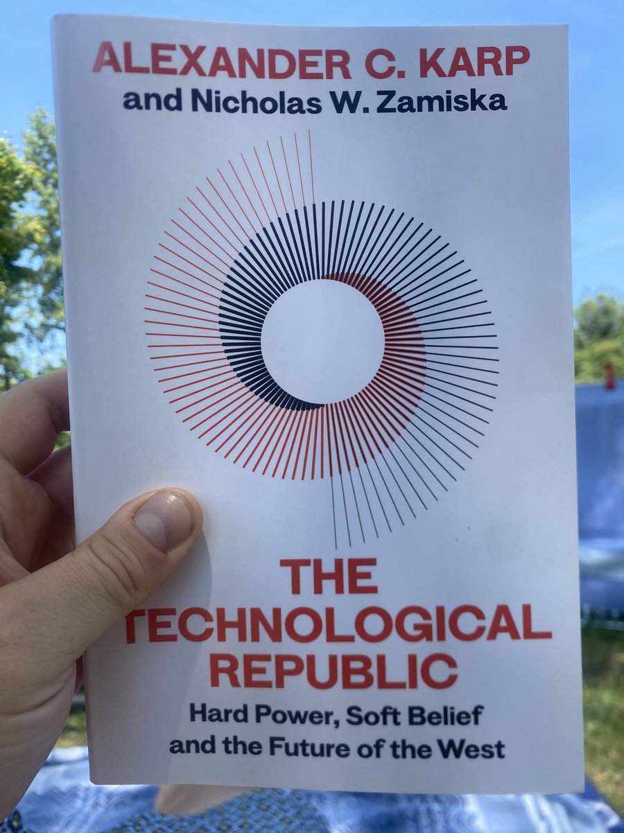 Currently reading The Technological Republic by Alexander Karp — a thought-provoking dive into power, privacy, and the role of technology in modern democracies. Highly recommended for anyone working at the intersection of security, data, and ethics. #AI #TechPolicy #EDT #OSINT