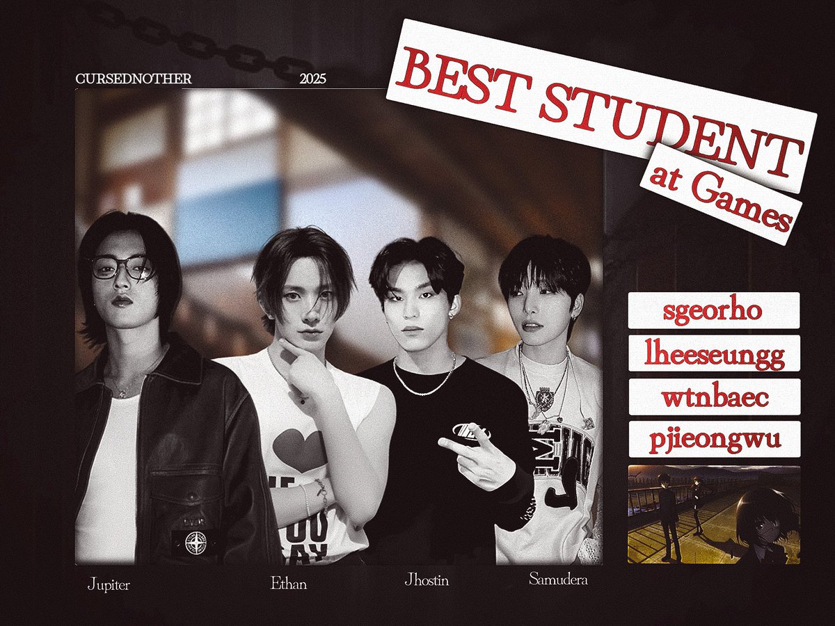 jkchu's tweet photo. @sgeorho Semua mata terpana, suasana hening sejenak, penuh rasa penasaran. “Tanpa berlama-lama, pertama ada kategori Best student at games yang diberikan kepada ......
@sgeorho @lheeseungg @wtnbaec @pjieongwu Selamat buat game game kerennya! https://t.co/lhUqCI6ZlT