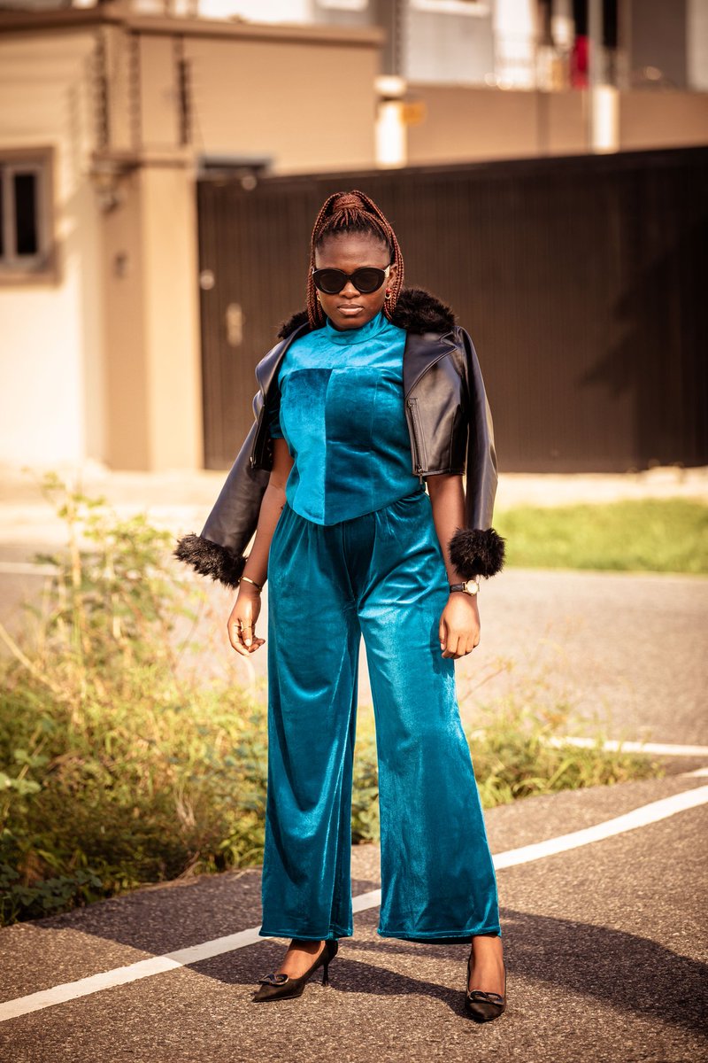 richmond_addy's tweet photo. From concept to creation — my 6th school project fuses rich velvet, flowing palazzos, and a sharp leather jacket. My style, my statement."

#addyselpieces #powerlook #edgyglam https://t.co/TyFqulsitb