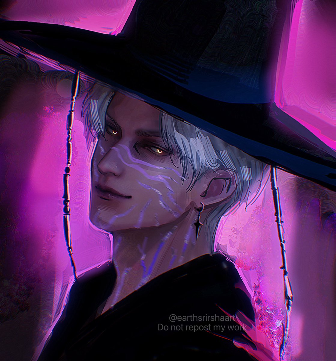 Sylus x #KPOPDEMONHUNTERS 

I rushed to draw it as fast as I could 😔🩷✨ 

#sylus #LoveandDeepspace