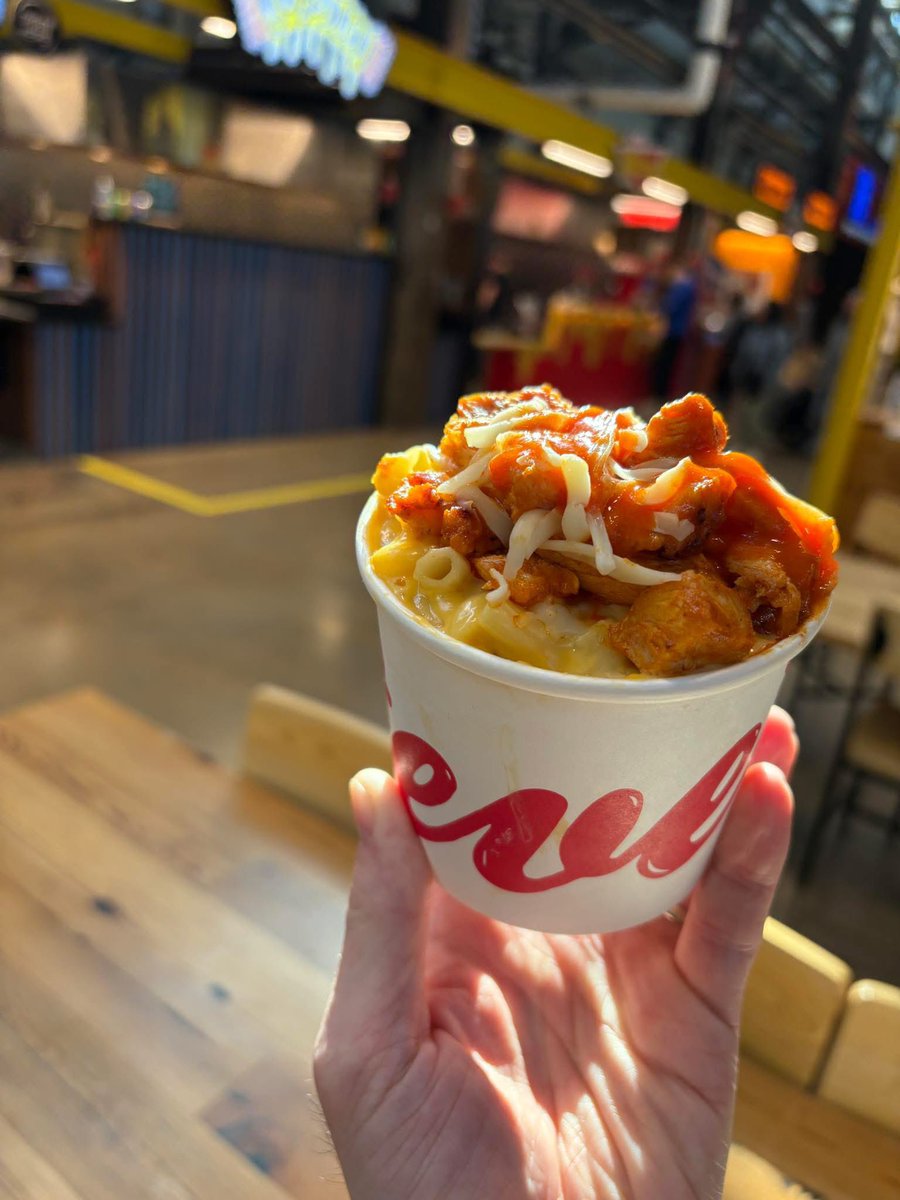 Meet the Buffalo Soldier Bowl—Buffalo Springfield’s bold, rebellious cousin. Creamy mac, saucy chicken, melty cheese, and a few secrets we’re not spilling. Now at <a href="/cityfoundrystl/">City Foundry STL</a> &amp; our new spot at The Hub in Chesterfield (inside <a href="/steveshotdogs/">Steve's Hot Dogs</a>).