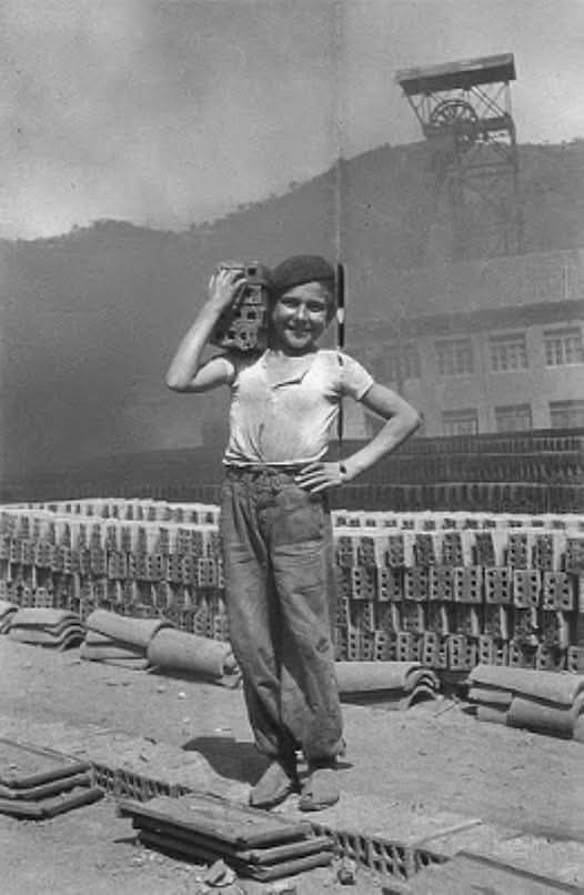 muzeriqui's tweet photo. Tiempos de Franco 1945.. Niño trabajando... Con lo que ganaba el padre no había pa na... Había que trabajar.. El Colegio era un lujo que los pobres no se podían permitir.. Con Franco se vivía mejor aonde va a parar https://t.co/wFjRSoPLPr