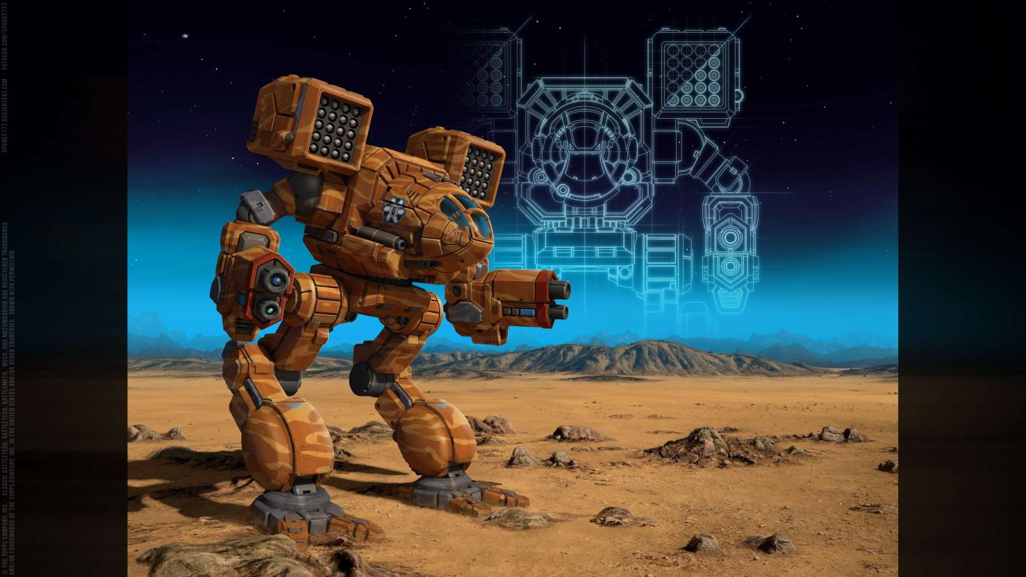 Battletech Miniatures - TRO 3055 Clan Mech Stile MWO - Stampato