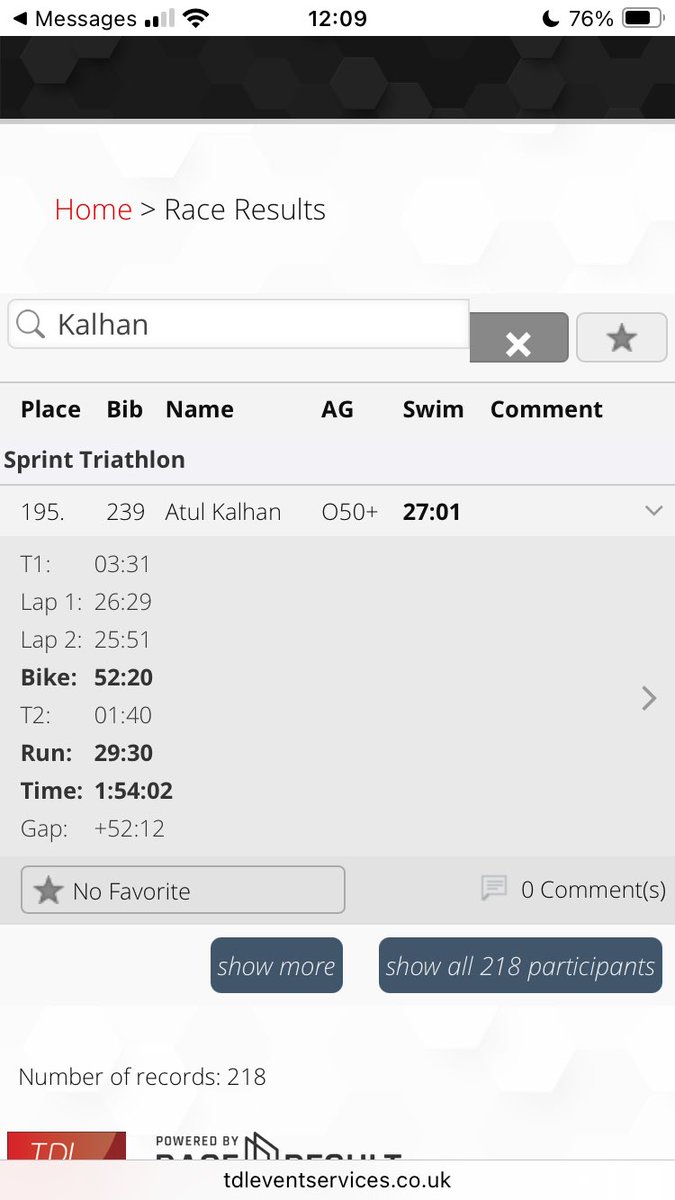 Managed to swim the choppy waters of Cardiff Bay, drive my creaky bike n use the arthritic legs to reach finish line of sprint Triathlon in 1 hour 54 minutes ! Slow though steady !
