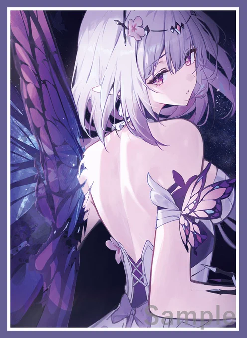 SC2025Summer/サンクリ/Web頒布 新作情報 「キャストリス」のスリーブとプレイマットになります。イラストは佐々様()になります!