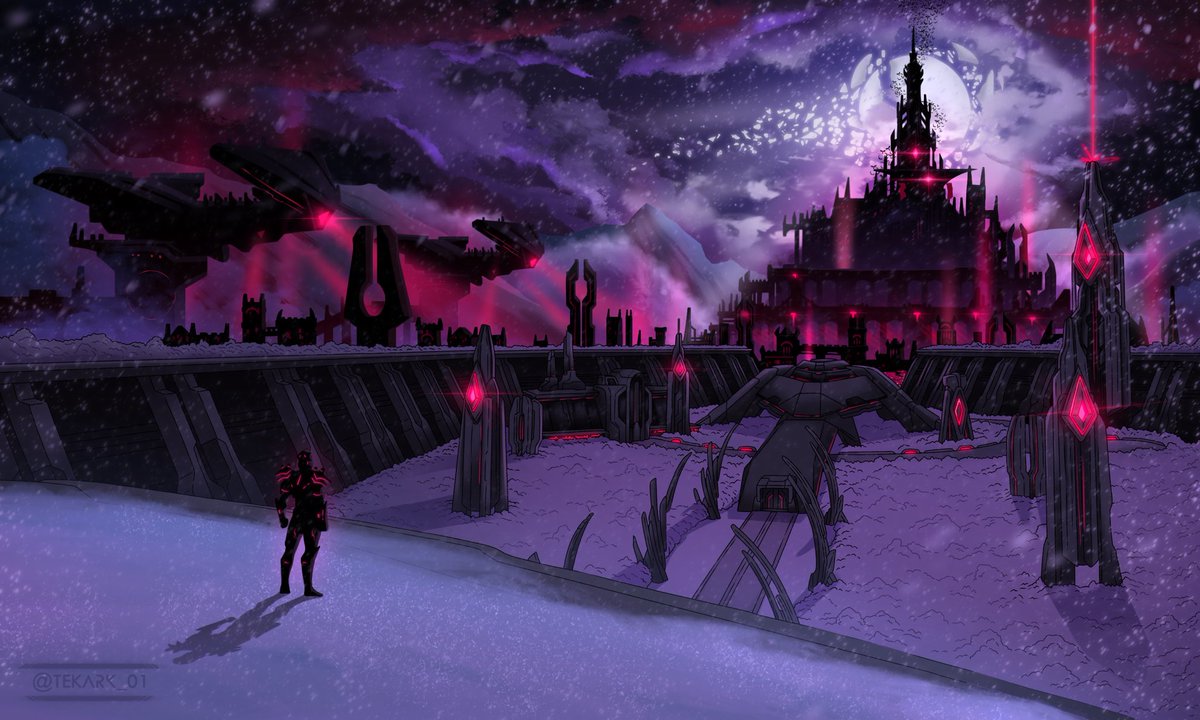 "The heart of darkness"

Redraw of my old Arat prime artwork from FOTC 3 years ago, to commemorate Lost Colony Pre-orders opening!

Exactly what does the world send to face stirring evil when Earth's savior is MIA? 👀 

<a href="/survivetheark/">ARK: Survival Ascended</a> #arkart #playark #arkfanart #ocart