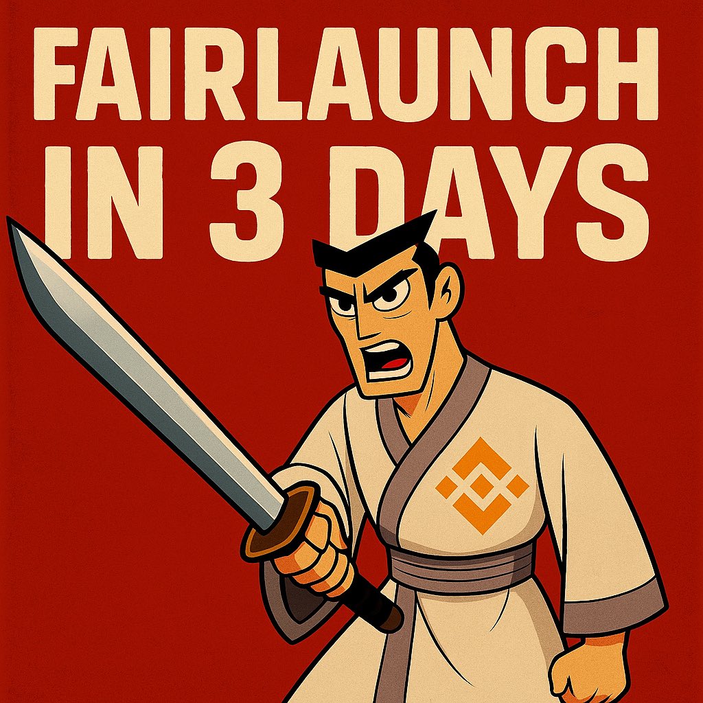 bugusuke's tweet photo. ⚔️ The countdown begins…
🔥 FairLaunch in 3 Days
The Samurai Jack Token is forging its path—no presale tricks, just pure community power.
Are you ready to fight alongside the code?

 #FairLaunch #CryptoCommunity #BNBChain #Web3Warrior https://t.co/zvzViCeLwd