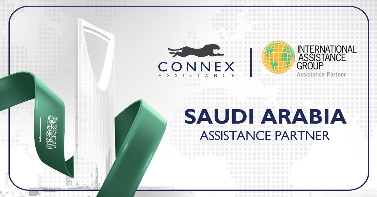 Connexame's tweet photo. We’ve officially joined the International Assistance Group (IAG) as the trusted partner in Saudi Arabia. With 25+ years of regional expertise, we bring collaboration, local responsiveness &amp; world-class standards.

#CONNEXAssistance #IAGPartner #SaudiArabia #MedicalAssistance https://t.co/RR5Aq8Uqek