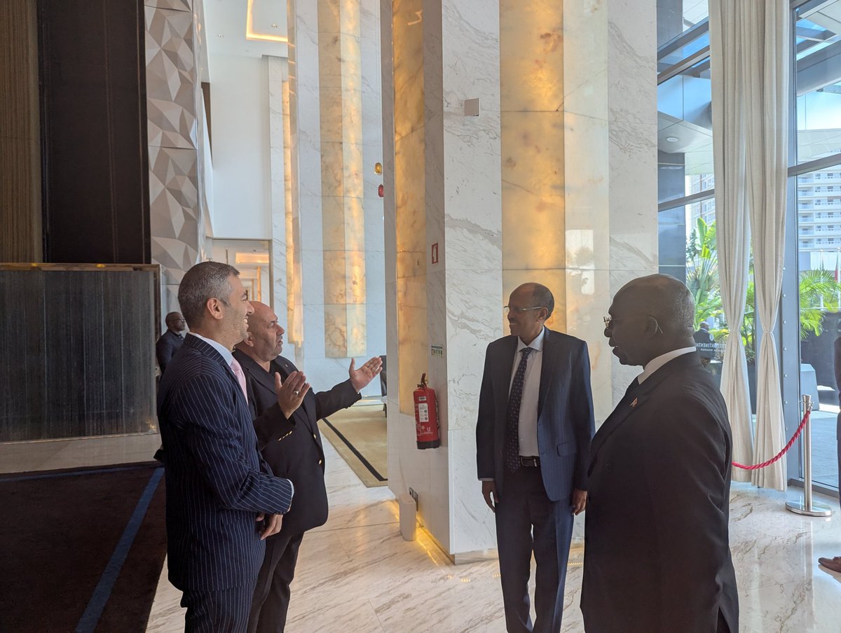 Nuur Mohamud Sheekh (@nuursviews) on Twitter photo H.E. <a href="/ymahmoudali/">Mahmoud Ali youssouf</a>, Chairperson of the AU Commission, has arrived in Luanda, Angola for the U.S.-Africa Business Summit, where he was received by H.E. Téte António, Minister of External Relations of Angola. The Summit will focus on advancing strategic trade, investment, & economic H.E. <a href="/ymahmoudali/">Mahmoud Ali youssouf</a>, Chairperson of the AU Commission, has arrived in Luanda, Angola for the U.S.-Africa Business Summit, where he was received by H.E. Téte António, Minister of External Relations of Angola. The Summit will focus on advancing strategic trade, investment, & economic