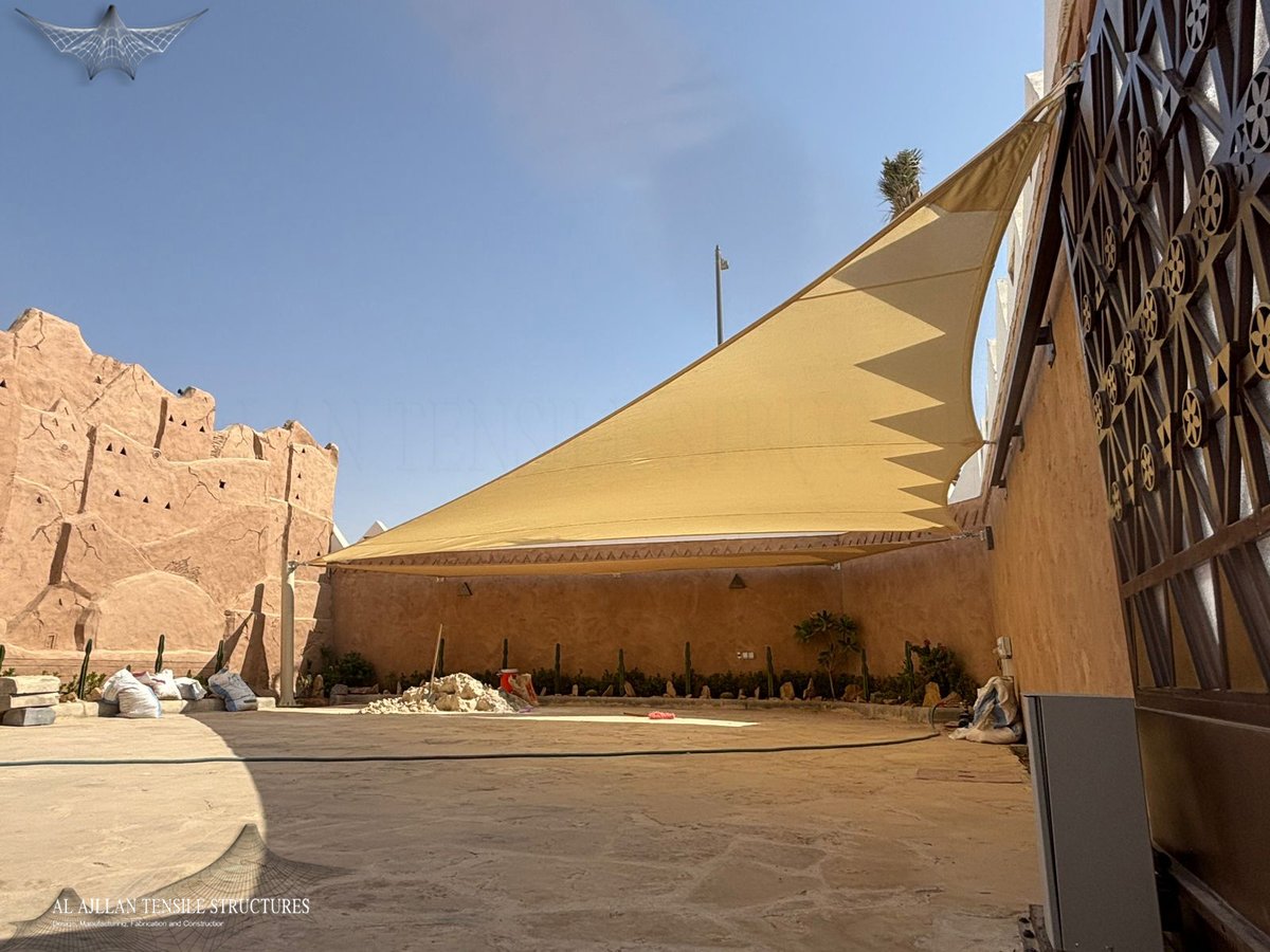 ajllanksa's tweet photo. مظلات شد إنشائي بلمسة تراثية فاخرة!
نوفر لك التصميم والتنفيذ بدقة عالية وجودة تضمن لك الجمال والمتانة.
أضف لمشروعك أو منزلك طابع أنيق يحاكي الأصالة السعودية مع مظلات "العجلان".
#مظلات #الشد_الانشائي #تصاميم_تراثية #العجلان_للمظلات #مقاولات #مظلات_سيارات #السعودية https://t.co/vm3rku6I70