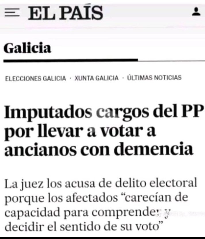 Dicen en el PP  que van a investigar el voto por correo... 👇🏼