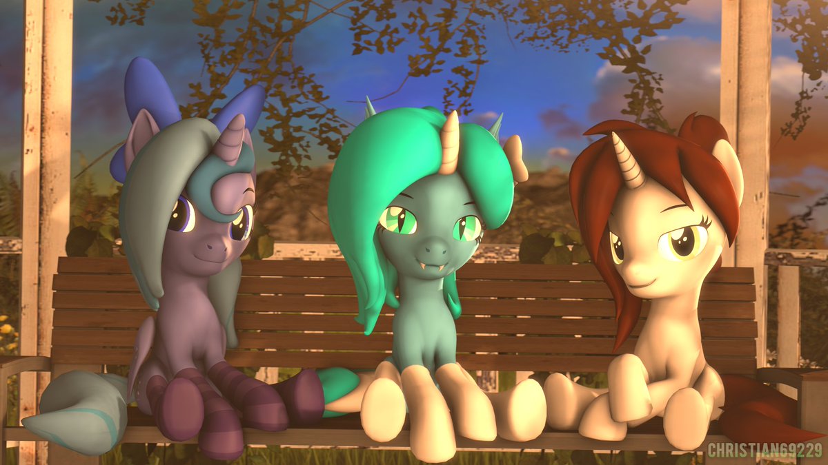 Portrait and scene commission for Cherry 🌸