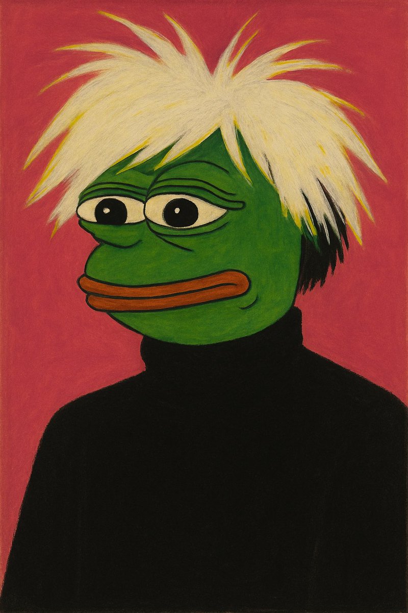DROPLAND_io's tweet photo. When you understand art — but still ape into memecoins”
WarHODL: Pop Art meets Pump & Dump.
#dropland #PepeArt #CryptoMeme #PopArt #MemecoinCulture #HODL #CryptoHumor #NFTArt #Web3Community https://t.co/VpjTv1kSoQ