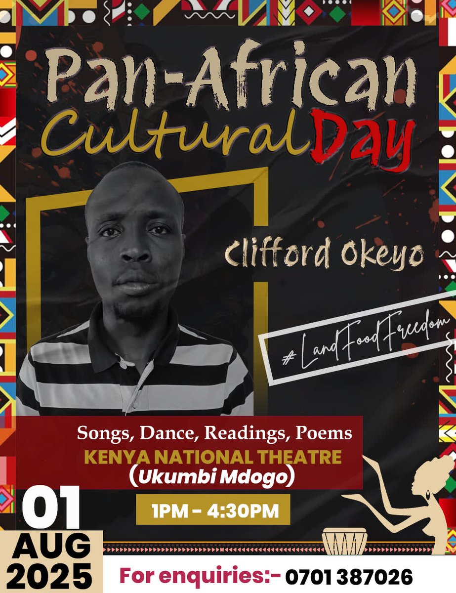 Have you ever had a conversation with your garbage collector?<a href="/Cliff_Gooner/">_Okaka🌵</a> will be taking us through the plight of waste pickers at the Pan African Cultural Day,Ukumbi Mdogo,Kenya National Theater on 1st August 2024 at 12 noon.