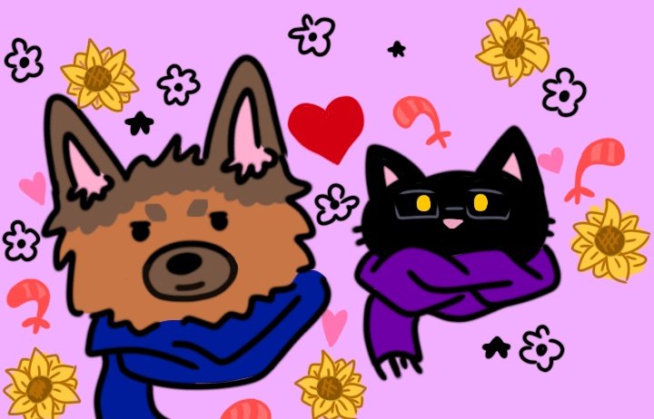 Made fluffy zhoudu to support my friend!! And i just need to post them 😔☝️