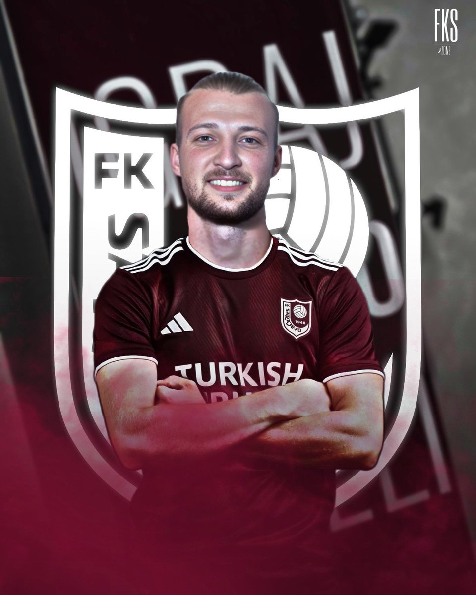 Ljubomir #Pejović Time To Sign with #FKSarajevo 🔏

The club sees significant potential in the 22-year-old centre-back — physically strong, aggressive in duels, and dominant in the air. Primarily a CCB/RCB, he’s viewed as a talent capable of becoming one of the best in Bosnia