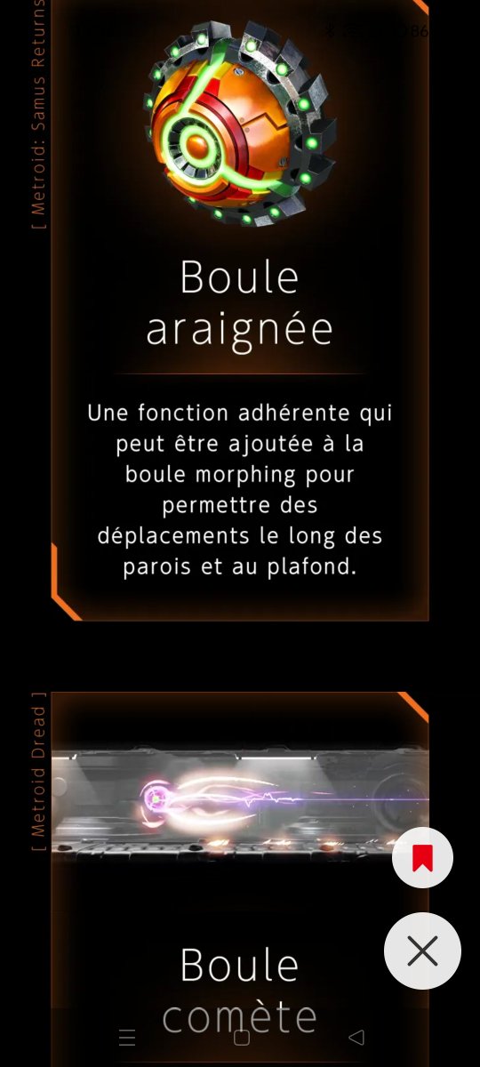 Nintendo continue de penser régulièrement à #Metroid via l'application #NintendoToday, qui s'est lancée dans un abécédaire gravitant autour de l'univers de Samus et en explique  les bases.

Le A pour Arm Cannon, le B pour Boule Morphing... Des idées pour les prochaines lettres ?
