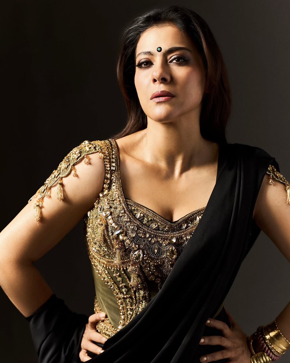 ADFFilms's tweet photo. Strength in every swipe, glam in every frame!✨ @itsKajolD

#MaaTheFilm in cinemas this Friday, 27th June. https://t.co/crfjcv1f0c