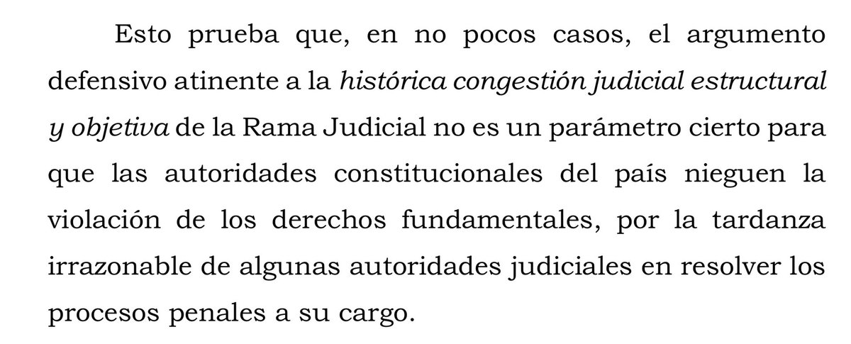 Sentencia de obligatoria lectura. No siempre se puede justificar la mora judicial en la congestión laboral y la carga de trabajo.