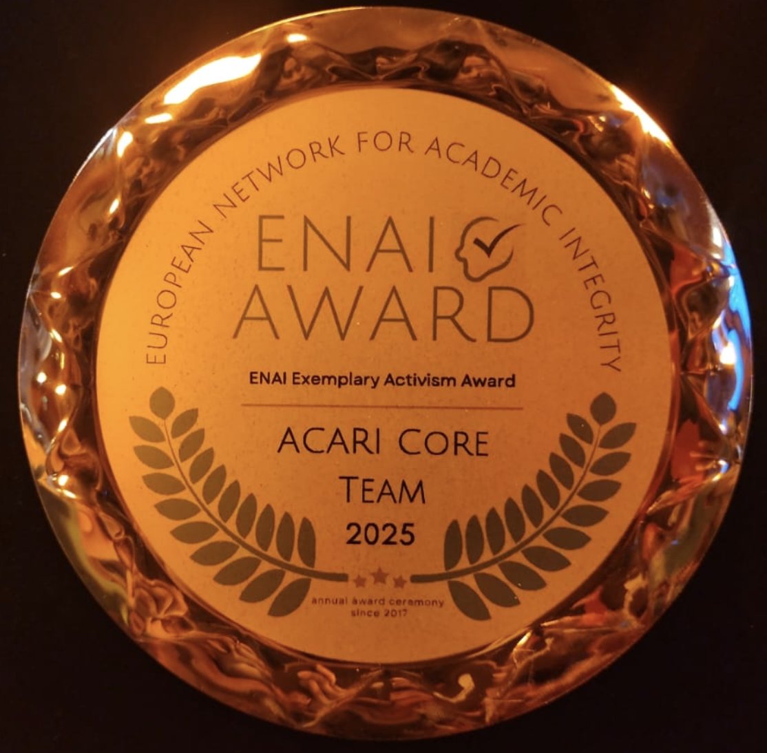 salim_razi's tweet photo. Thank you, the European Network for Academic Integrity (ENAI) for recognizing our efforts as the core founders of AMEA (Asia-Middle East-Africa) Integrity. I am so pleased to be recognized as the ENAI Exemplary Activism Awardee along with Dr Khan, Dr Soroya &amp; Dr Hamza!
#ENAI2025 https://t.co/WI7eGxgCVl