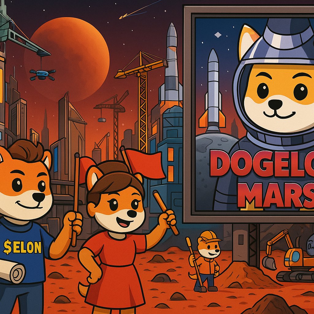 Legends don’t travel alone.
DOGELON &amp; LADY-DOGELON are rewriting the stars, together. 🐾❤️
This isn’t just a cruise… it’s a mission.
<a href="/DogelonMars/">Dogelon Mars</a> || Dogelonmars.com 
#DogelonMars #LandOnMars #ELON