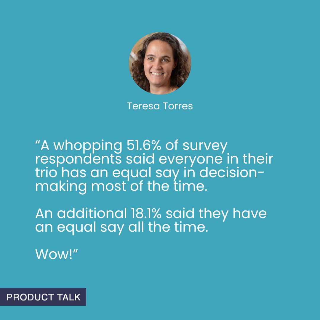 "Product is hard. Having a direct impact on financial metrics is hard. I think it's important for people to see how often teams fall short of revenue or cost-savings goals. This is the norm."

📊 Dive into the results of the first-ever Continuous Discovery Habits Benchmark