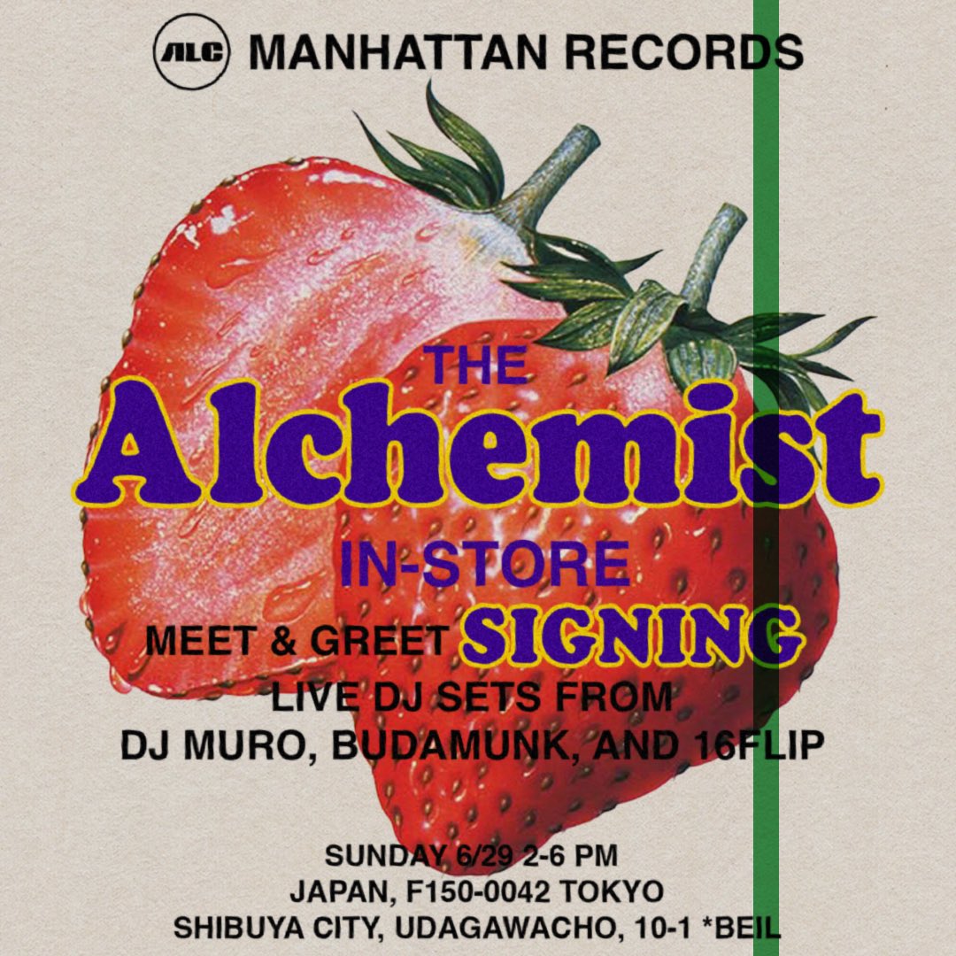 Alchemist's tweet photo. TOKYO !  SUNDAY.  🇯🇵 https://t.co/ztOLSAzb1w