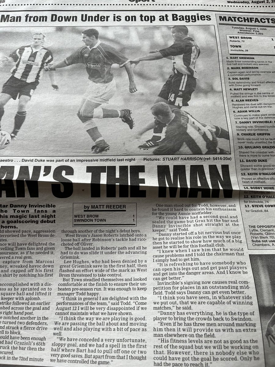 Old Swindon Programmes tweet media