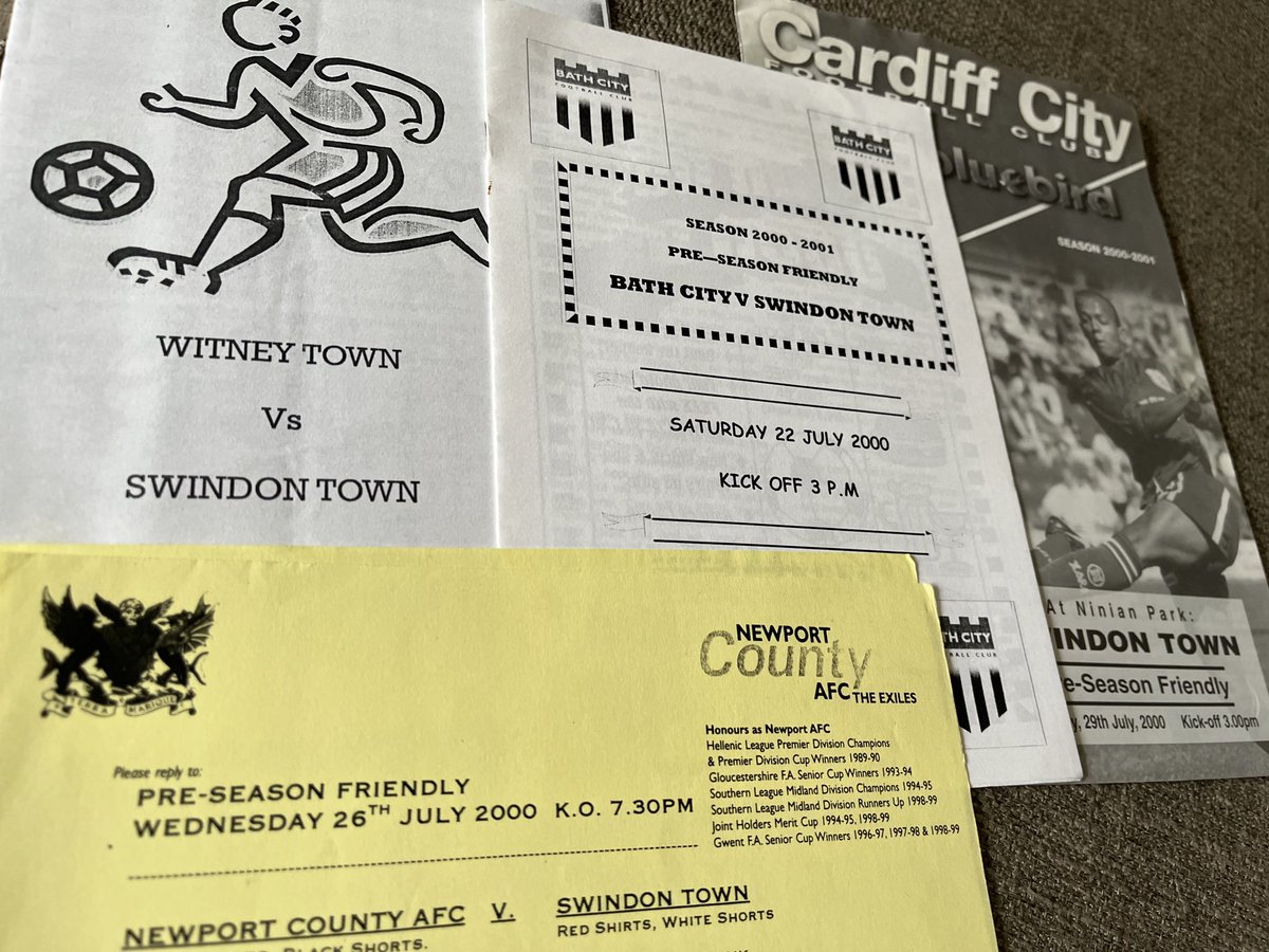 Old Swindon Programmes tweet media