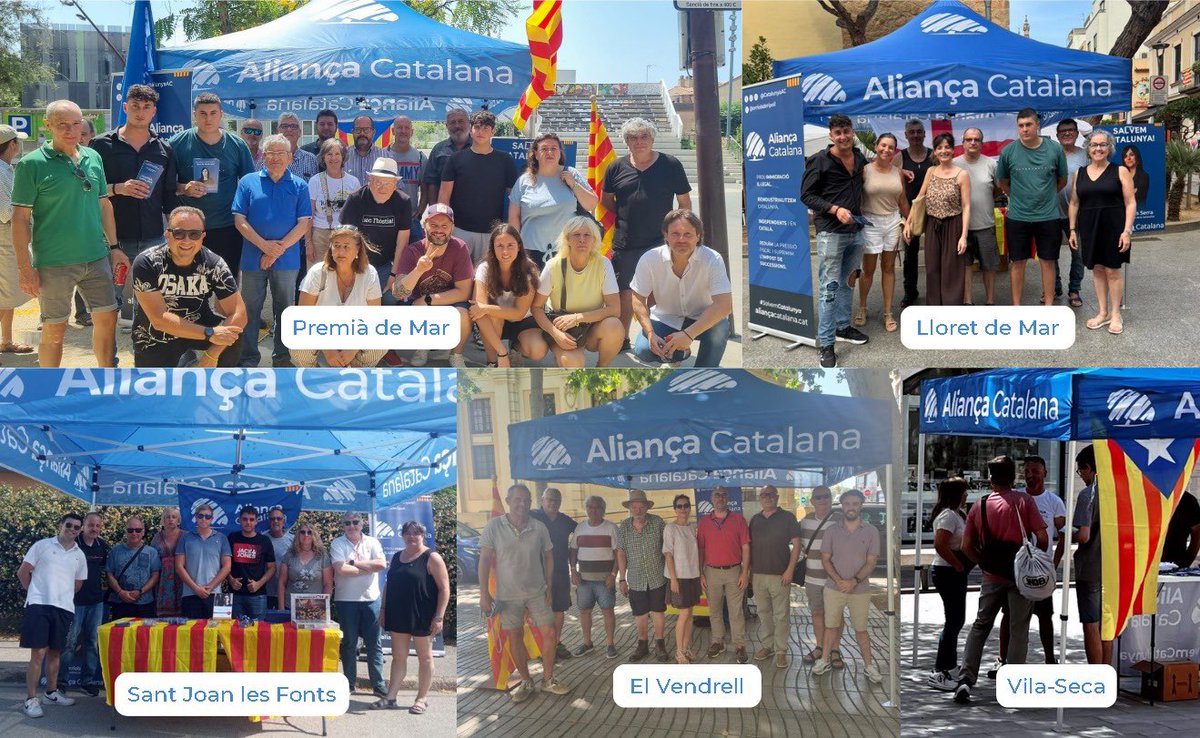 Gràcies a totes les persones que ens heu visitat a les parades informatives d’aquest cap de setmana. Seguim treballant amb força i compromís pel futur del nostre país.

💙#SalvemCatalunya