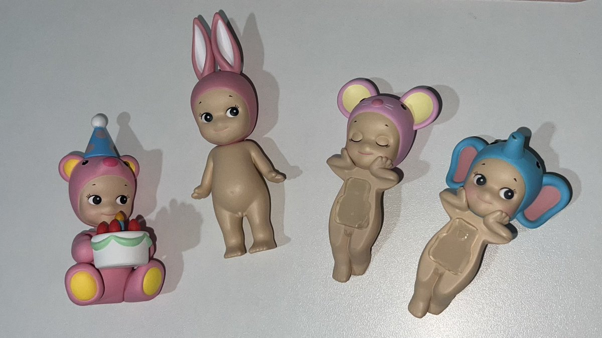 vntjeon's tweet photo. lfb ph ufs sonny angel ★

SET A 
₱ 750 - Sleepy Time
₱ 600 - DH Mouse
₱ 400 - Elephant Hipper

SET B 
₱ 650 - Rabbit Reg
₱ 600 - Pink Birthday Bear

mop: gcash payo no dop 
mod: jnt / sdd https://t.co/pcHvlEA5LM