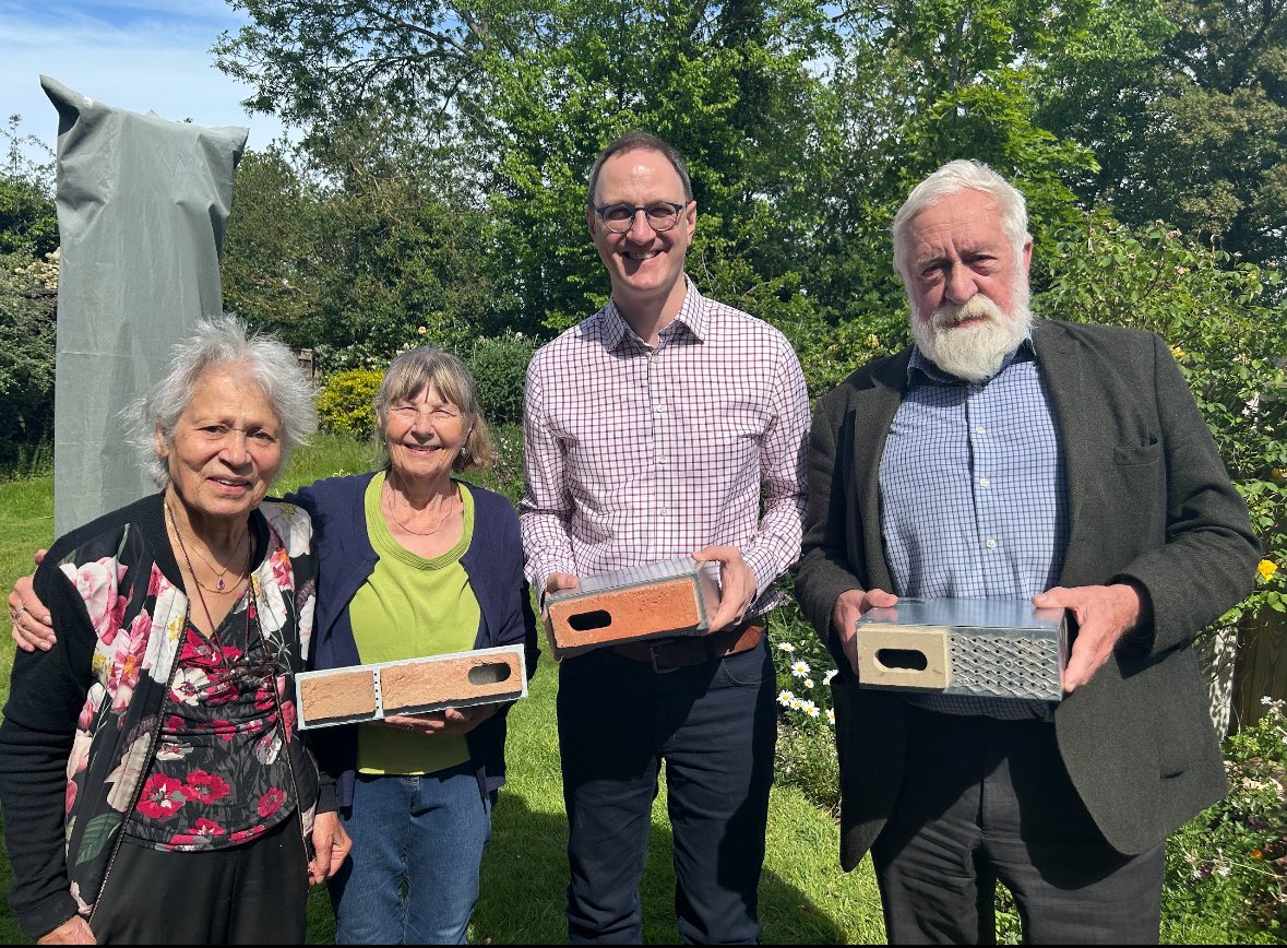 Action for Swifts (@afswifts) on Twitter photo Our wonderful founder Dick Newell has been very busy behind the scenes, visiting and converting some super stars into Swifties!
Here’s a picture of his latest visit with <a href="/IanSollom/">Ian Sollom MP 🔶</a>
Showcasing our S bricks, it’s great to have you on board Ian! 🐦 #swiftbricks #actionforswifts Our wonderful founder Dick Newell has been very busy behind the scenes, visiting and converting some super stars into Swifties!
Here’s a picture of his latest visit with <a href="/IanSollom/">Ian Sollom MP 🔶</a>
Showcasing our S bricks, it’s great to have you on board Ian! 🐦 #swiftbricks #actionforswifts