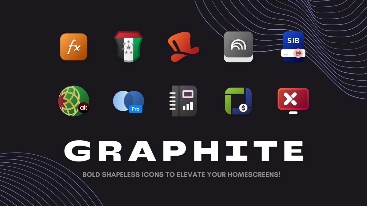 2nd update of the week is live for Graphite! 

🔸 Added 15 new icons! 
🔸 5 premium icons added! 
🔸 6200+ total icons now! 

Grab it here: bit.ly/Graphiteiconpa… 

Reposts and ❤️s are always appreciated! 

Cheers people! Enjoy!