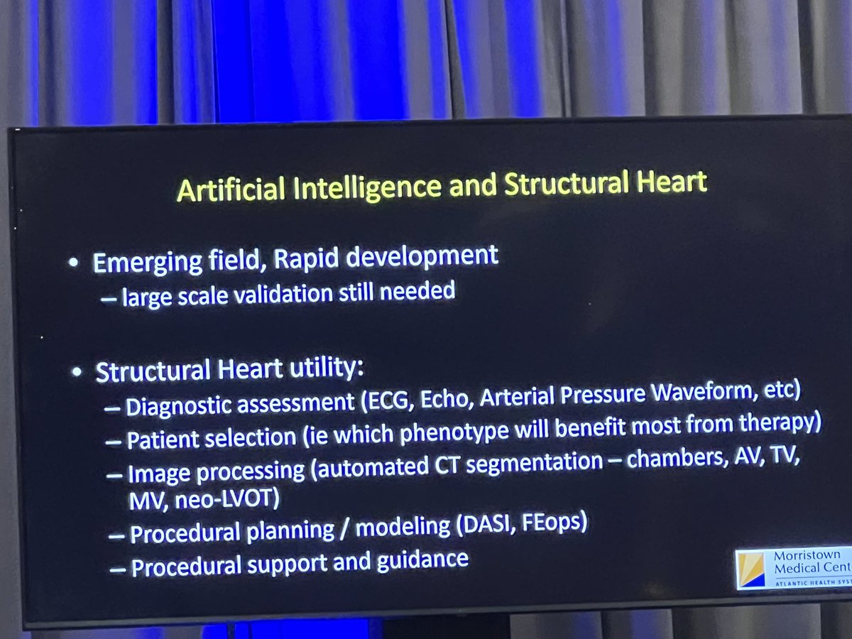 Poonam Velagapudi (@pooh_velagapudi) on Twitter photo Is there a role for AI (artificial intelligence) in SHD? Dr. Konstantinos Koulogiannis
Several currently in use:
*DASI
*FEOPS and more
<a href="/CorsVascAtShore/">Cors/Vasc at the Shore</a> <a href="/CorsAtTheShore/">CorsAtTheShore</a> #ACCEarlyCareer #ACCFIT #ACCIC Is there a role for AI (artificial intelligence) in SHD? Dr. Konstantinos Koulogiannis
Several currently in use:
*DASI
*FEOPS and more
<a href="/CorsVascAtShore/">Cors/Vasc at the Shore</a> <a href="/CorsAtTheShore/">CorsAtTheShore</a> #ACCEarlyCareer #ACCFIT #ACCIC