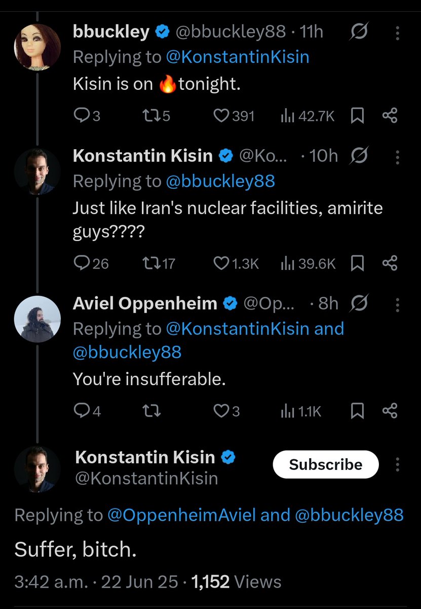 OppenheimAviel's tweet image. This British social media influencer is so happy about America getting involved in another war in the Middle East.
The "right-wing" celebrity sphere is overcrowded with fools.