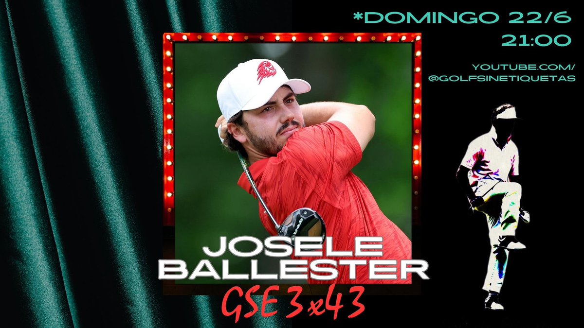 🚨Cambio de día y de hora, pero merece la pena porque esta noche recibimos al nuevo chico ‘Fireball’.

👏Josele Ballester vuelve a GSE tras sus primeros días como profesional y tenemos muchas cosas que comentar, en unas semanas muy importantes para él.

🕘¡Nos vemos a las 21:00!